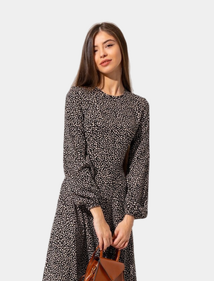 Floral Print Midi Dress