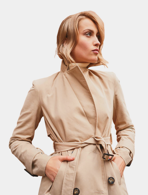 Belted Beige Blazer