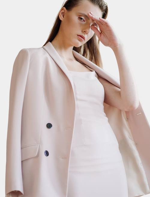Blush Tailored Blazer Set